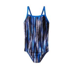 Speedo One Piece Swimsuit Girls Size 10/ 26 Blue Never Worn ** DISCONTINUED**
